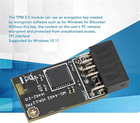 GOWENIC TPM 2.0 Module, TPM SPI Module 12Pin Encryption India | Ubuy