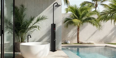 10 Creative Outdoor Shower Ideas for the Ultimate Poolside Retreat | Hy ...