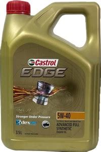 Castrol 5W-40 EDGE Full-Synthetic Engine Oil Price in India - Buy ...