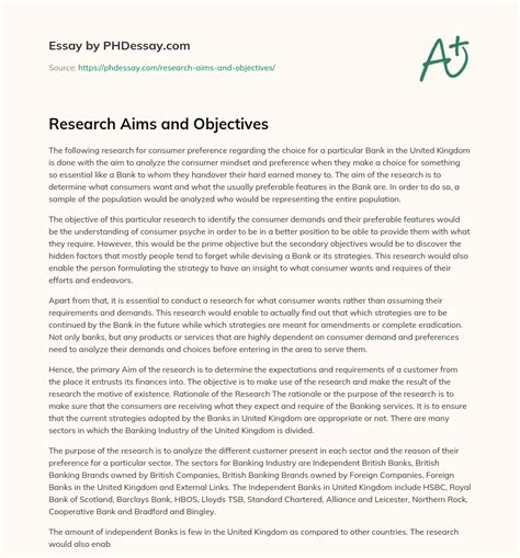 Image result for Objectives for Research Example