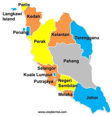 Malaysia Map | Peta Malaysia