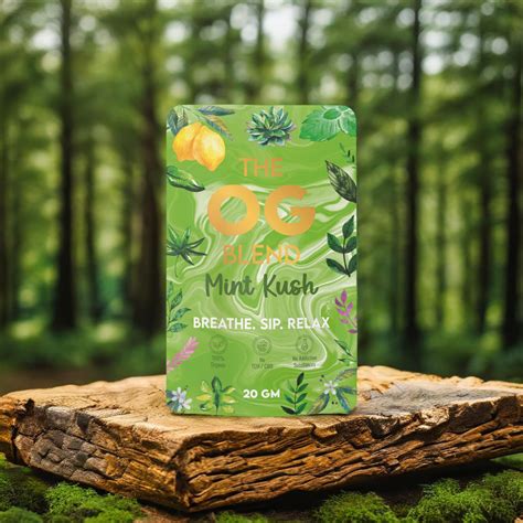 Mint Kush – Tobacco-Free Herbal Smoking Blend & Mint Tea | The OG Blend