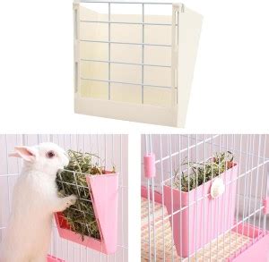 BNF Rabbit Bunny Hay Feeder Cage Hay Rack Manger Premium 8.8X8.1X3 ...