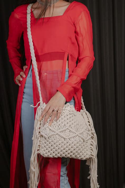 Macrame Sling Bag – Youbae.in