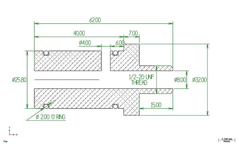 Male Threads 1-2x20 UNF For Utility Airguns TalonP