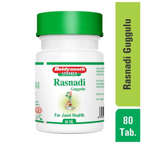 Rasnadi Guggulu 80 Tabs – Siddhayu