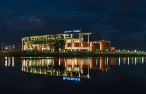 McLane Stadium Baylor University at Night