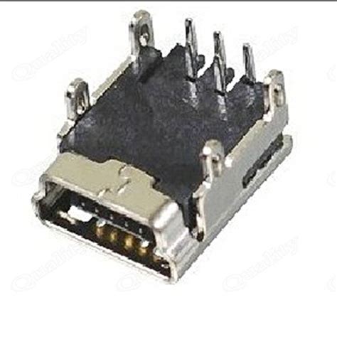 3nh MINI USB 5 Pin Plate Inserted Type Female Socket For in Digital ...