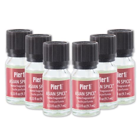 Pier 1 Asian Spice Fragrance Oil Set of 6 - Pier 1