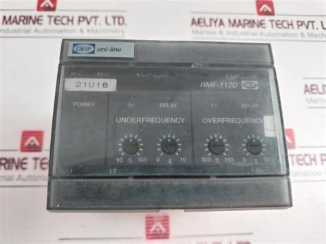 Deif Rmf-112D Uni-line Frequency Relay 440Vac 60Hz – Aeliya Marine Tech