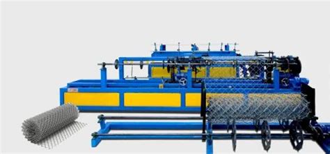 Industrial Chain Link Machine - 8 Feet Automatic Chain Link Fence ...