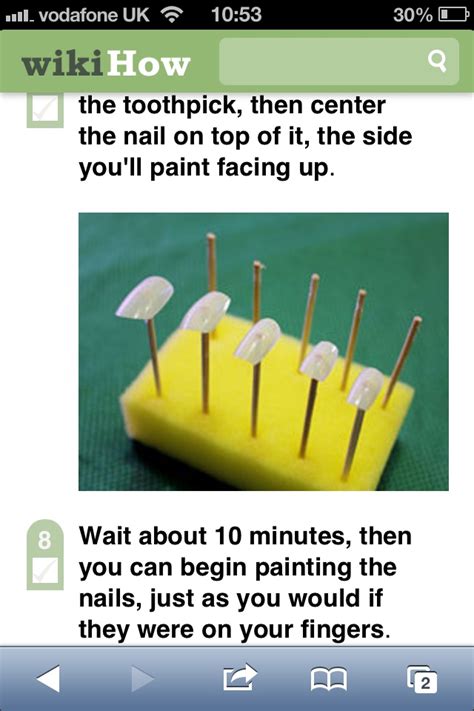 Step by Step Applying False Nails 的图像结果