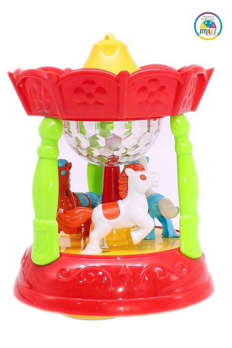 Buy Smiles Creation™ Horse Carousel Classic Music Box Merry Go Round ...