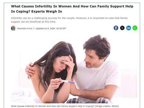 What causes infertility in women and how can family support help in ...