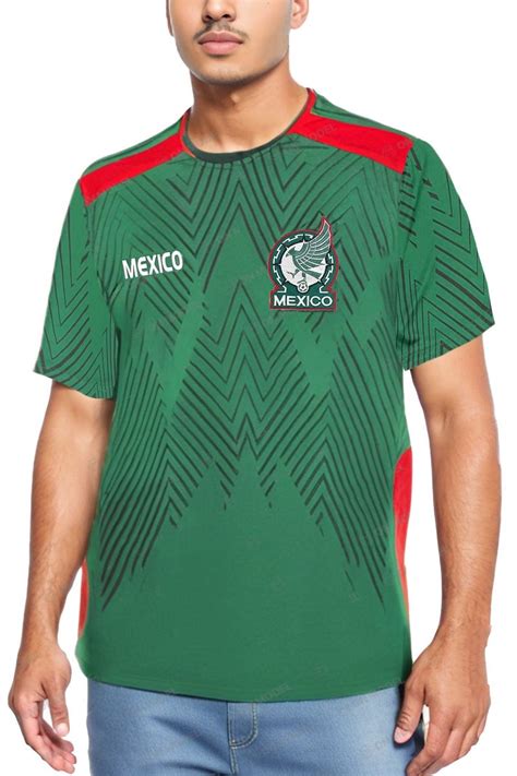 National Mexico Soccer Jersey Team Uniform World Futbol Top Playera de ...