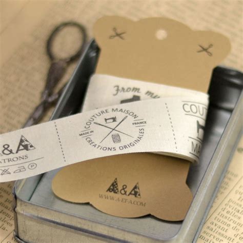 Etiquettes couture | handmade - A&A Patrons