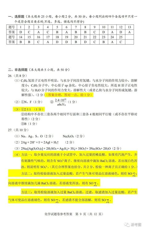 2022温州一模数学试题及参考答案-新高考网