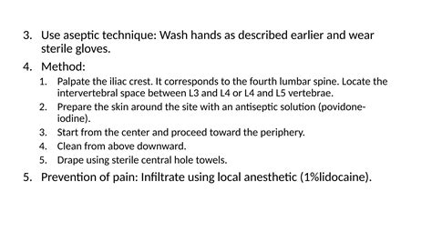 LUMBAR PUNCTURE.in children by dr gavi g patil | PPTX