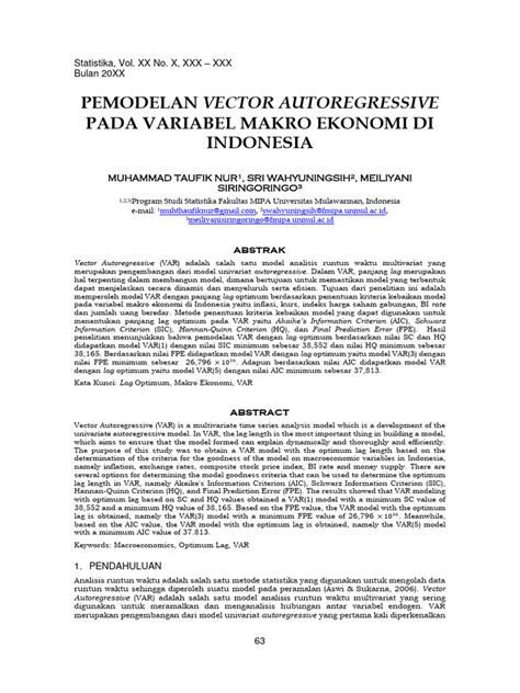 Image result for Vector Error Correction Model PDF