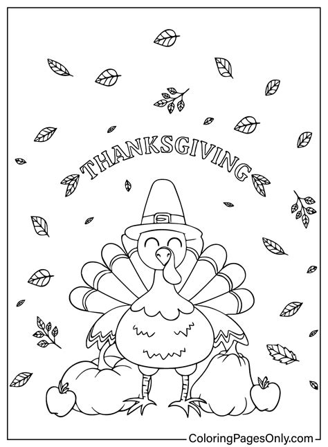 118 Turkey Coloring Pages - ColoringPagesOnly.com