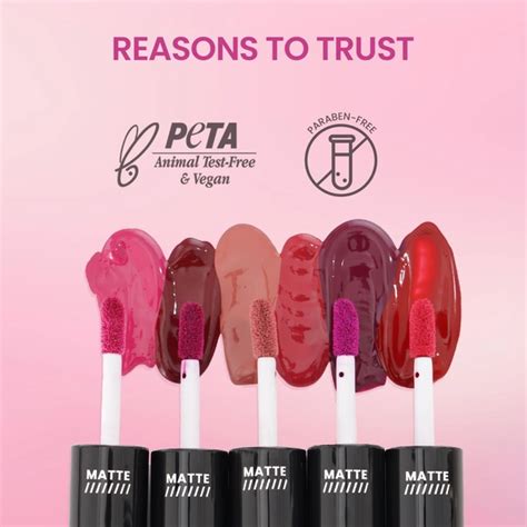 Swiss Beauty Saucy Red Duo Lipstick with Matte & High-Shine Gloss, 2-in ...