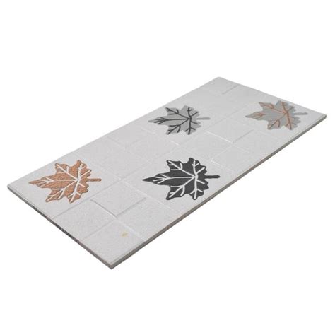 TL 00068 C Ice White 2 ft x 1 ft Floral Punch Finish Vitrified Wall ...