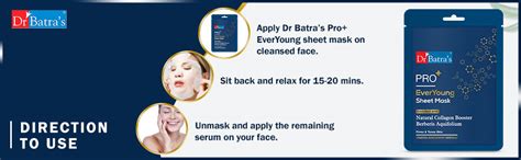 Buy Dr Batra's PRO+ Everyoung Sheet Mask (25g),(Pack of 2) Online at ...