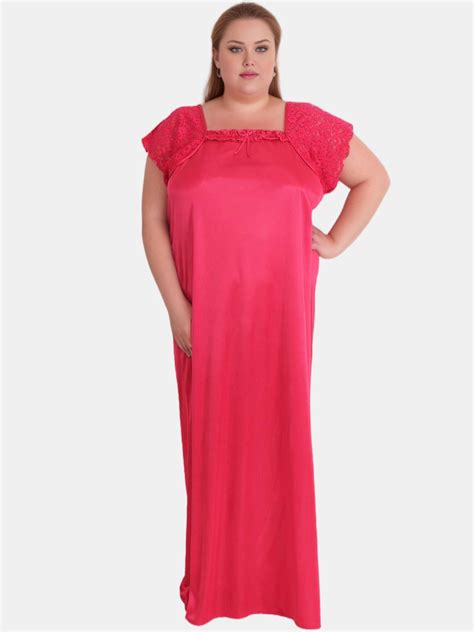 Klamotten Women's Satin Nightdress X10C SIZES XS-10XL
