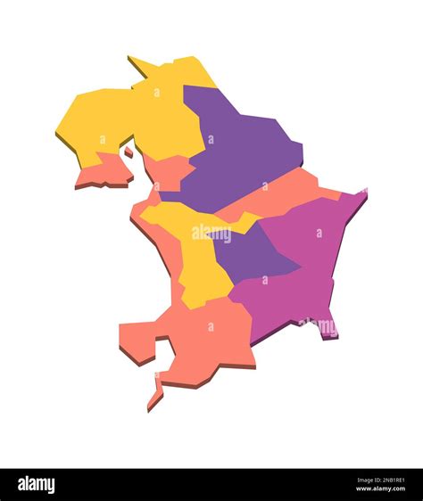 Costa Rica political map of administrative divisions - provinces ...