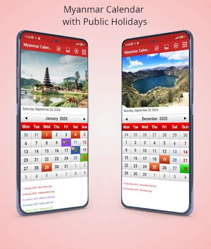 Download and Run Myanmar Calendar 2024 on PC for Free