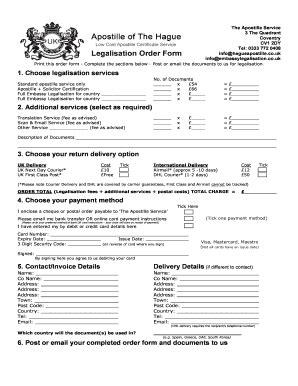 Apostille Order Form - Hague - Add Email Option - Embassylegalisation ...