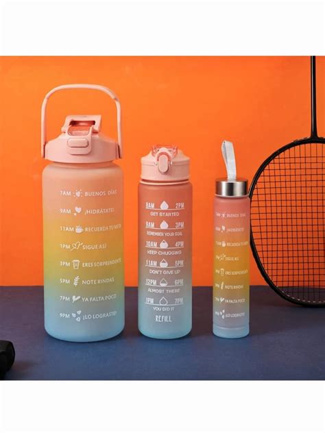 Rainbow Unbreakable Quirk 3 Pc set with cartoon Sticker, silicon Water ...