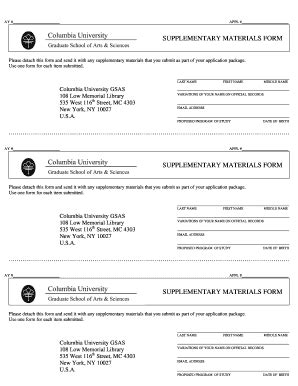 Supplementary Materials Form Supplementary Materials Form ... - Gsas ...