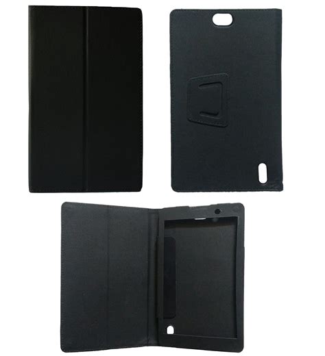 KANICT Leather Front and Back Flip Flap Case Cover for iBall Slide ...