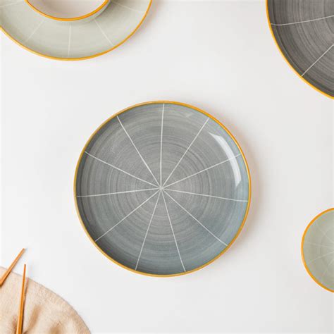 Willow Grey 28 Piece Dinner Set For 6 Online - Premium Dinner Set ...