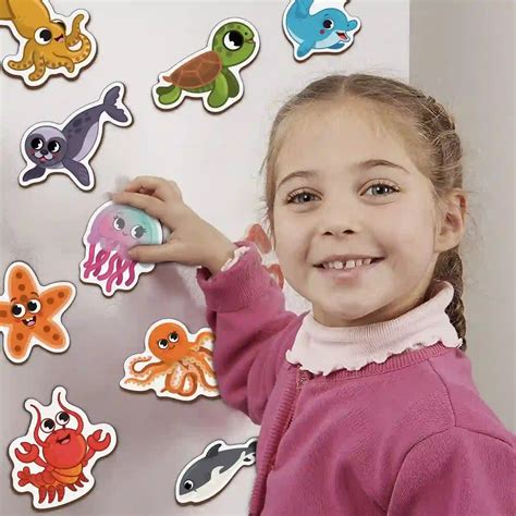 Fridge Magnetic Sea Animals Set of 10 2+ Years – Mini Leaves – YaY Play
