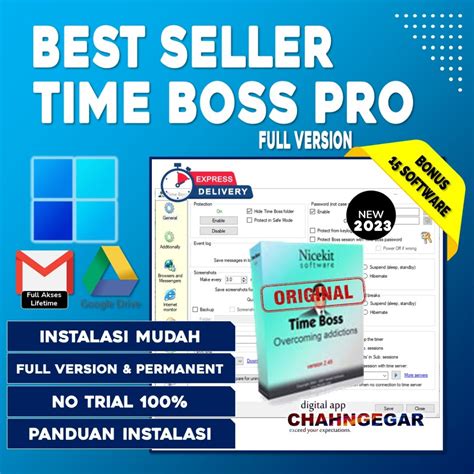 Jual Time Boss Pro 2023 Original Lisensi Software Kontrol Orang Tua ...