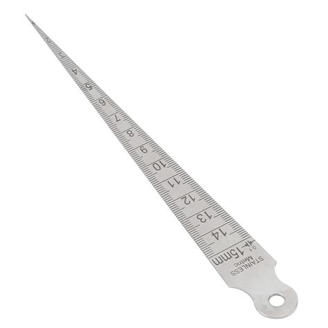 Buy 1/8"-5/8" Hole Inspection Gauge Taper Gauge Welding Hole Feeler ...