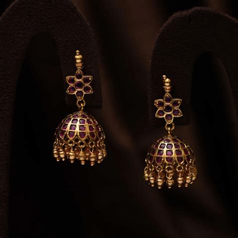 Earrings for Girls and Women | Shop Antique Jhumka Earrings Online