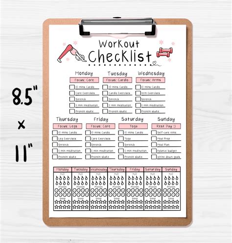 Workout Routine Forms 的图像结果