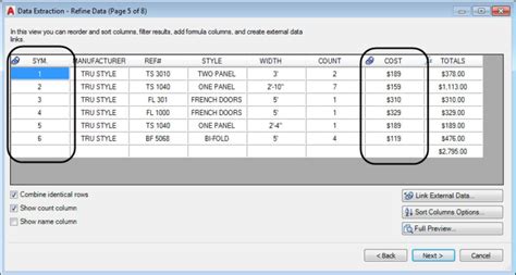 Image result for AutoCAD Extract Data