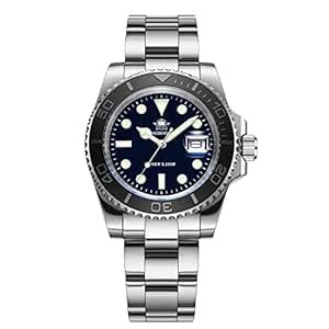 Buy ADDIESDIVE 41 MM Quartz Dive Watch for Men Waterproof 200 M Brushed ...
