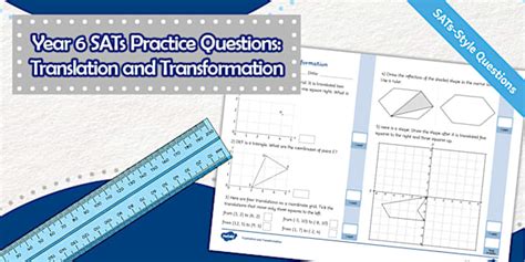 👉 Year 6 SATs Target Question Practice Paper: Translation and ...
