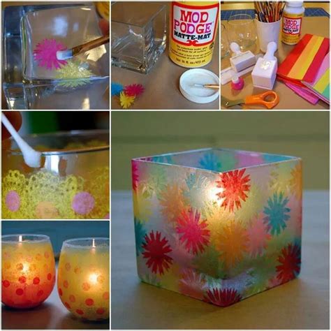 Decorating Candles Using Mod Podge 的图像结果