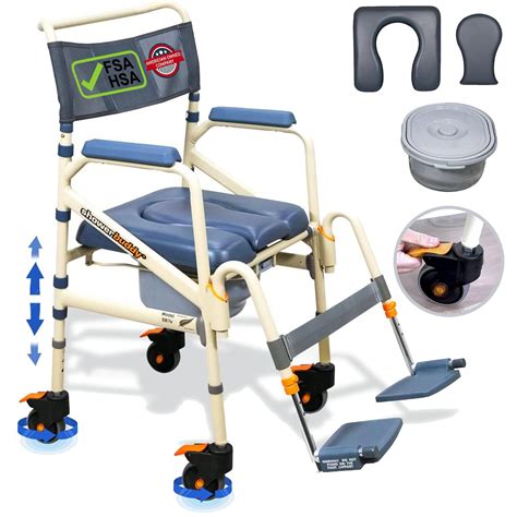 Showerbuddy Lightweight Foldable Roll-in SB7e Shower & Bath Chair ...