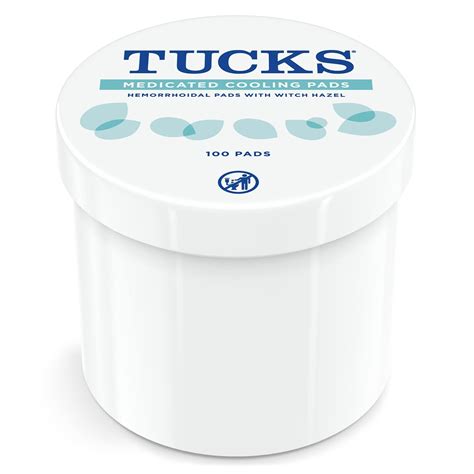 Snapklik.com : TUCKS Medicated Cooling Pads, 100 Count Pads