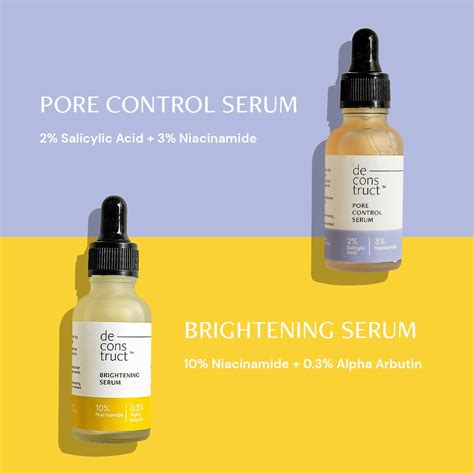 Buy Pore Control Serum & Brightening Serum at Best Price