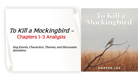 To Kill A Mockingbird Summary Chapter By Chapter | The Tube