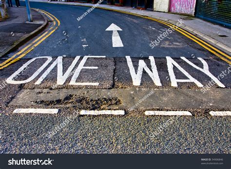 Image result for One Way Road Sign