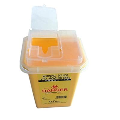 Sharps Container 7.0Litres, Red - Yellow Color | Ubuy India